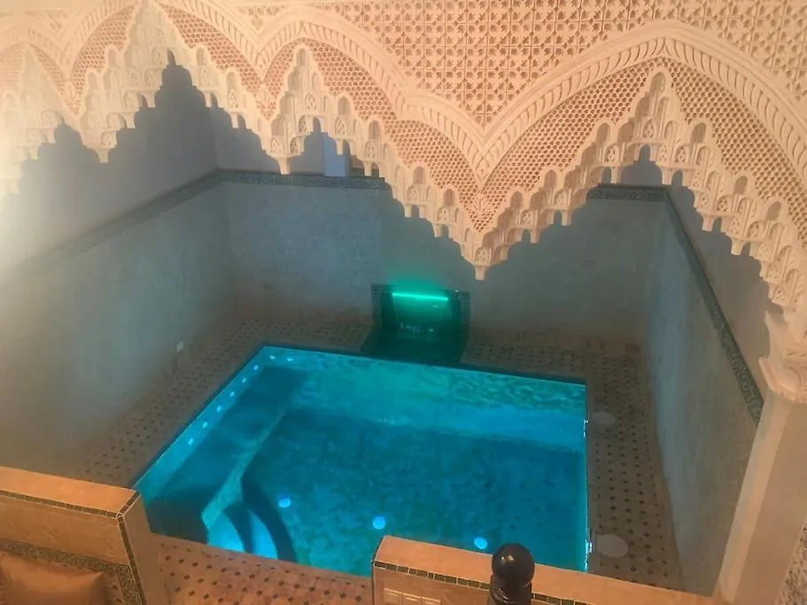 וילה מרקש Super Riad Avec Piscine Interieure